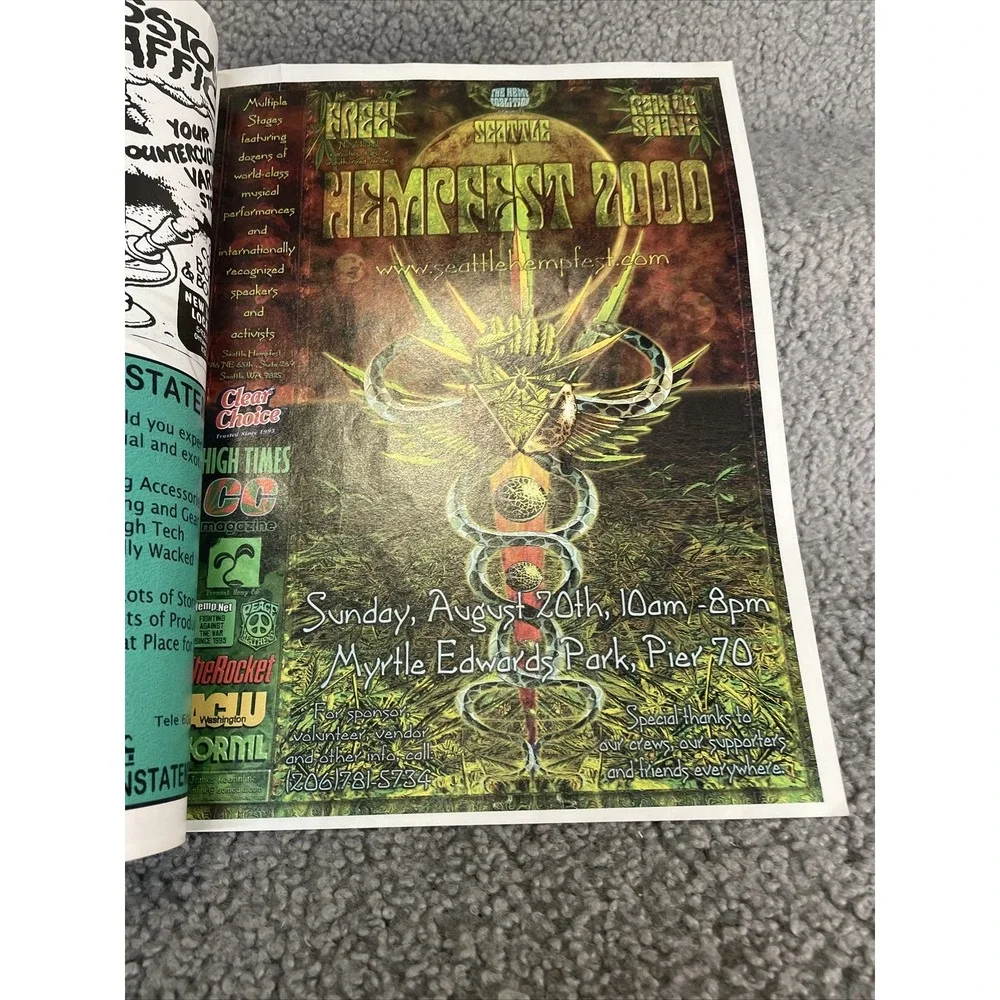 CANNABIS CULTURE MAGAZINE‎ JULY/AUGUST 2000